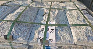 庆阳芝麻白蘑菇石，自然面