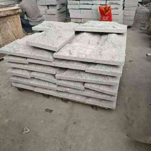 庆阳芝麻白蘑菇石，自然面