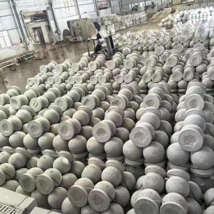 庆阳芝麻白圆球 石球 挡车球