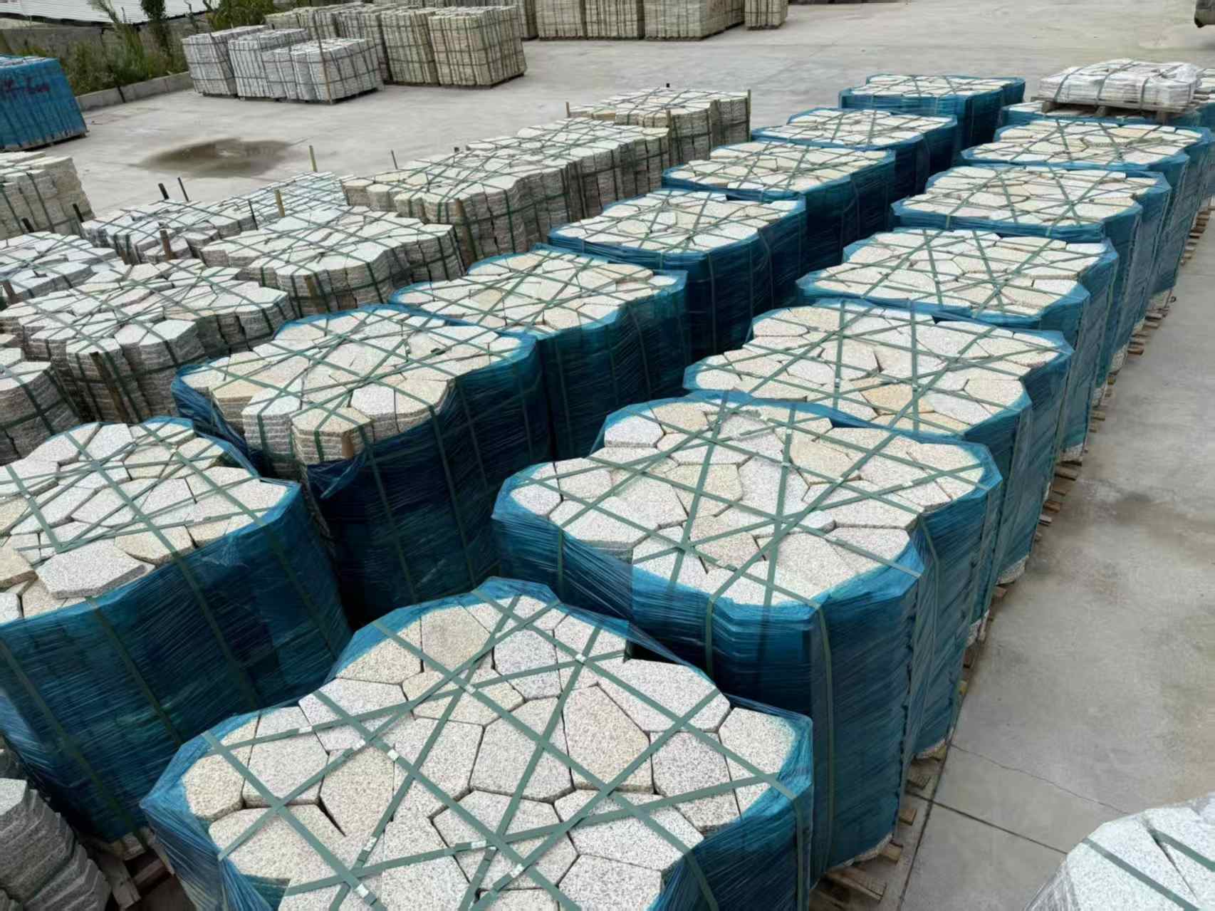 庆阳黄金麻冰裂纹 碎拼