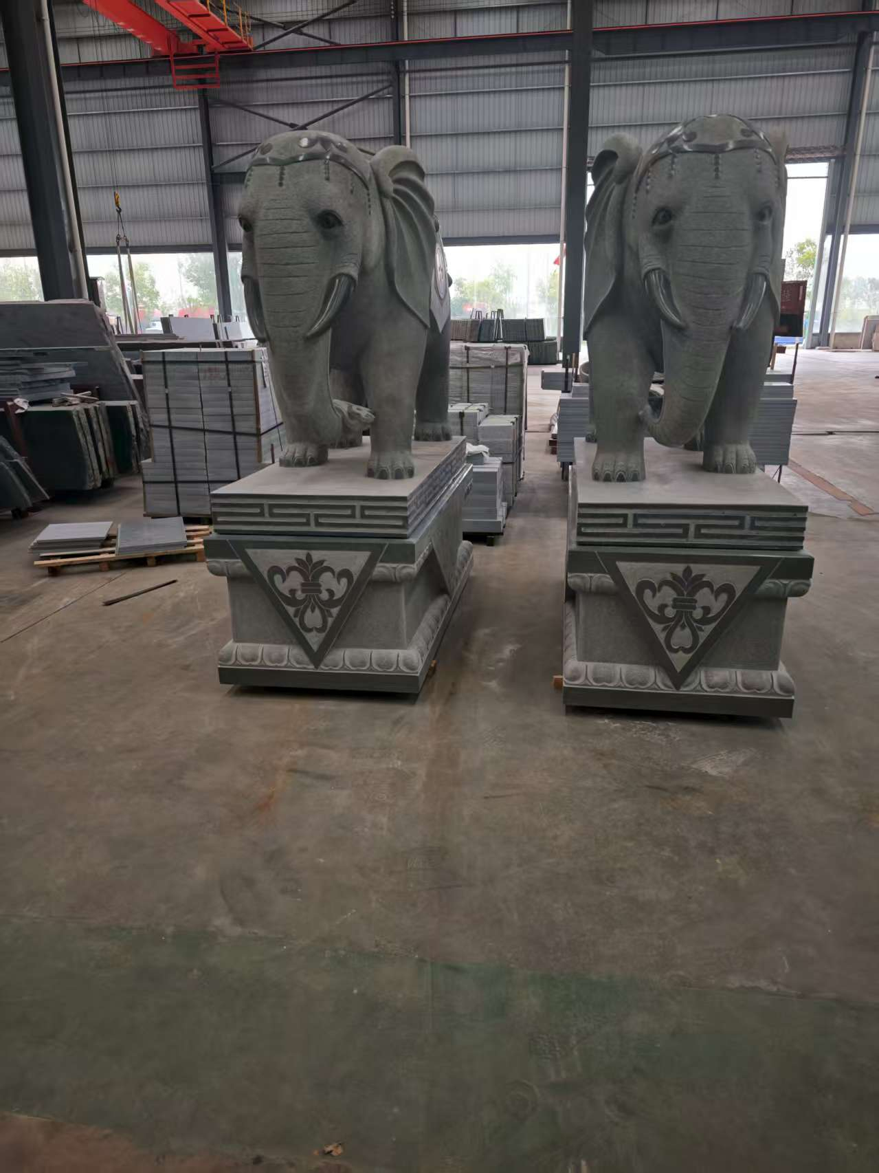 庆阳芝麻灰花岗岩对象 芝麻白芝麻灰大象