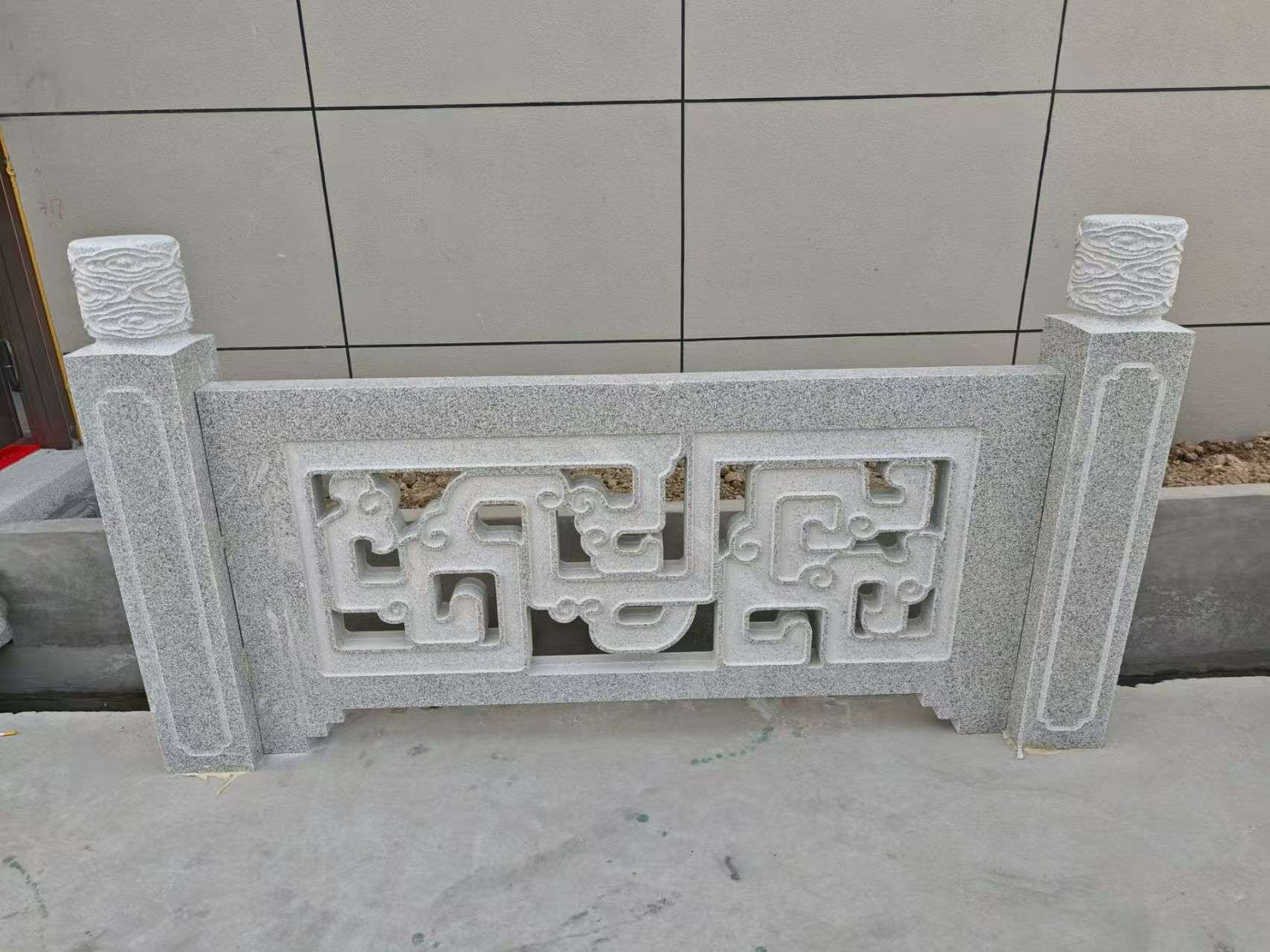 庆阳芝麻白河道栏杆 桥栏杆