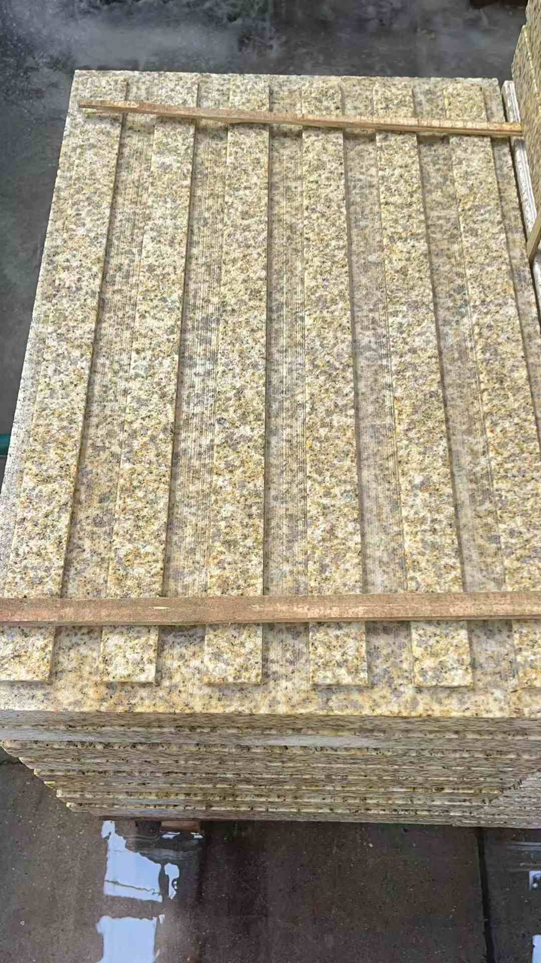 庆阳黄金麻盲道 石材盲道