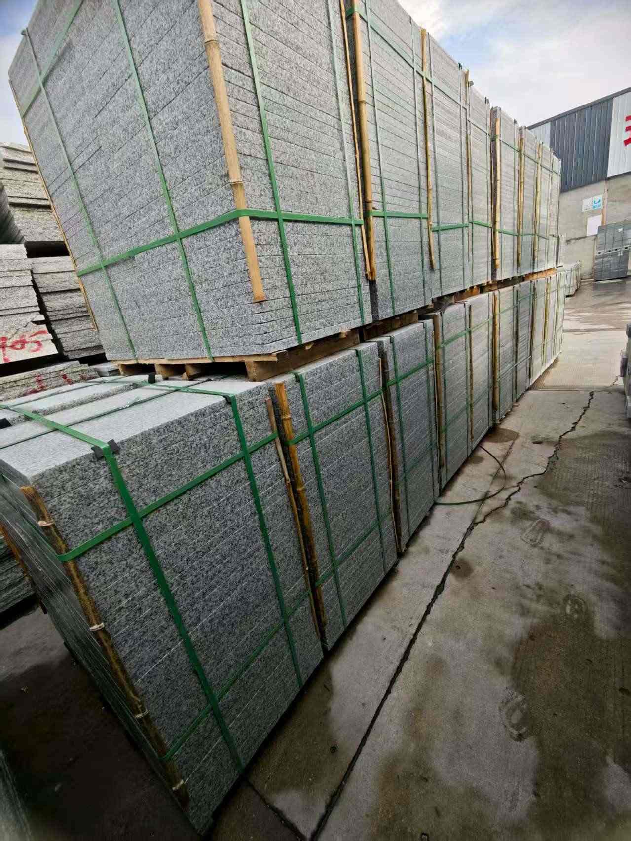 庆阳芝麻白地铺版 石材地铺石